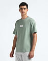 Flying Machine Crew Neck Relaxed Fit Logo T-Shirt