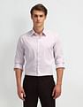 Arrow Newyork Pinstriped Slim Fit Shirt
