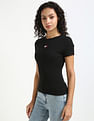 Tommy Hilfiger Solid Slim-Fit Cotton T-Shirt