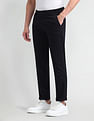 Arrow Sport Slim Fit Flat Front Trousers