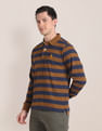 U.S. Polo Assn. Long Sleeve Horizontal Stripe Polo Shirt