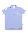 U.S. Polo Assn. Kids Boys Numeric Applique Solid Polo Shirt