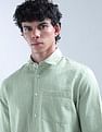 Flying Machine Solid Regular Fit Shirt