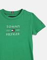 Tommy Hilfiger Kids Boys Logo Regular-Fit Cotton T-Shirt