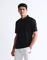 USPA Active Textured Slim Fit Polo Shirt