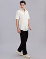 Tommy Hilfiger Striped Regular Fit Plain Woven Shirt