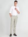Arrow Mid Rise Heathered Formal Trousers