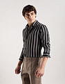 Calvin Klein Jeans Vertical Stripes Slim Fit Woven Shirt