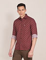U.S. Polo Assn. Spread Collar Printed Casual Shirt