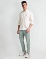 Arrow Sports vertical Stripe Oxford Shirt