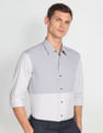 Arrow Newyork Horizontal Stripe Cotton Shirt