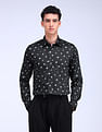 Flying Machine F-Lite Digital Print Sateen Shirt