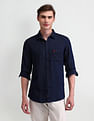 U.S. Polo Assn. Denim Co. Solid Slim Fit Shirt