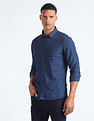 Flying Machine Spread Collar Cotton Shirt