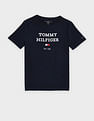 Tommy Hilfiger Kids Boys Logo Regular Fit Cotton T-Shirt
