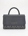 Tommy Hilfiger Logo Blue Polyester Sling Bag