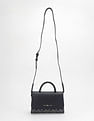 Tommy Hilfiger Logo Blue Polyester Sling Bag