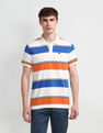 Arrow Sport Horizontal Striped Regular Polo Shirt