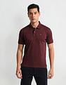 Arrow Sports Patterned Collar Regular Fit Polo Shirt