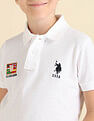 U.S. Polo Assn. Kids Boys Brand Appliqued Regular Fit Polo Shirt