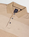 Arrow Horizontal Striped Mercerised Cotton Polo Shirt