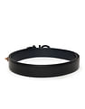 Calvin Klein Leather Reversible Metal Diagonal Belt