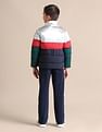 U.S. Polo Assn. Kids Boys Colour Blocked Hooded Jacket