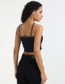 Tommy Hilfiger Slim-Fit Cotton Straps Neck Crop Top