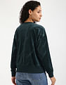 Calvin Klein Monogram Print Crew Neck Sweatshirt