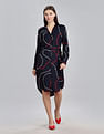 Tommy Hilfiger Viscose Spread Collar Shirt Dress