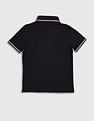 Tommy Hilfiger Boys Navy Solid Polo Shirt