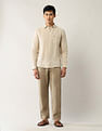Arrow Sport Slim Fit Pure Linen Shirt