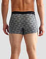 USPA Innerwear Anti Microbial Printed OET14 Trunks - Pack Of 3
