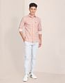 U.S. Polo Assn. Spread Collar Plaid Shirt