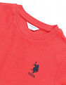 U.S. Polo Assn. Kids Girls Solid Fit And Flare Dress