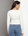 Calvin Klein Square Neck Long Sleeve T-shirt