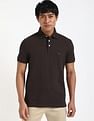 Tommy Hilfiger Solid Slim-Fit Cotton Polo Shirt