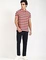 Tommy Hilfiger Striped Regular-Fit Cotton Polo Shirt