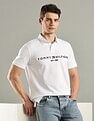 Tommy Hilfiger Embroidered Logo Regular-Fit Cotton Polo T-Shirt