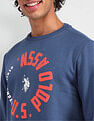 U.S. Polo Assn. Denim Co. Crew Neck Brand Printed Sweatshirt