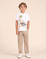 U.S. Polo Assn. Kids Boys Graphic Printed Regular Fit Polo Shirt