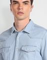Flying Machine Washed Cotton Shirt