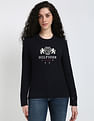 Tommy Hilfiger Varsity Crest Crew Nk Sweater