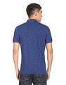 Flying Machine All Over Floral Print Cotton Polo Shirt