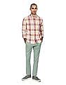 U.S. Polo Assn. Denim Co. Spread Collar Check Casual Shirt