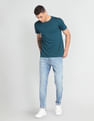 Flying Machine Slash Slim Tapered Fit Mid Rise Jeans