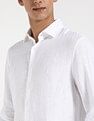Calvin Klein Jeans Solid Slim Fit Plain Woven Shirt
