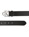 Calvin Klein Seasonal Monogram Leather Belt