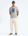 Flying Machine Brand Print Cotton T-Shirt