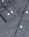 Arrow Sports Slim Fit Geometric Print Shirt